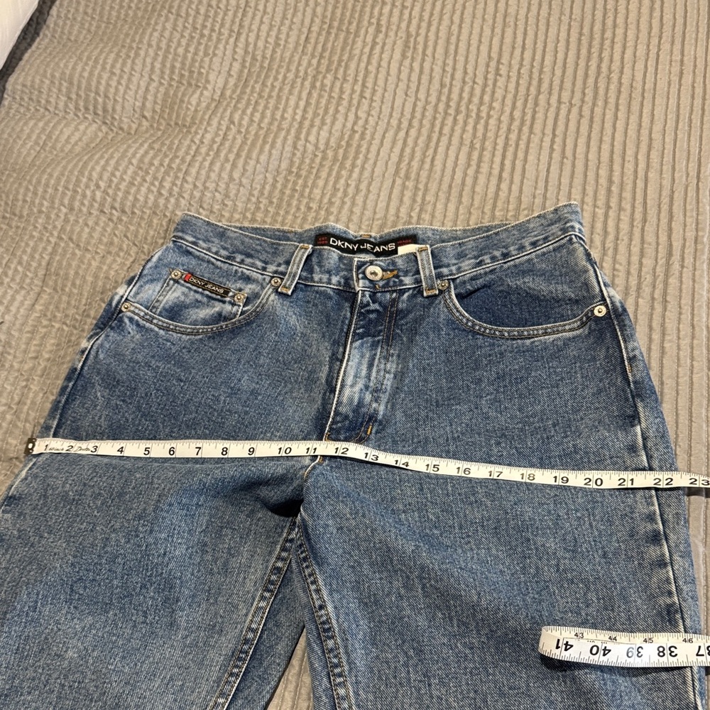 DKNY  vintage .Light Blue Denim Jeans 90s - Picture 12 of 12